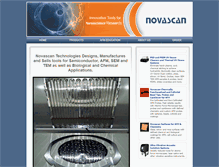 Tablet Screenshot of novascan.com